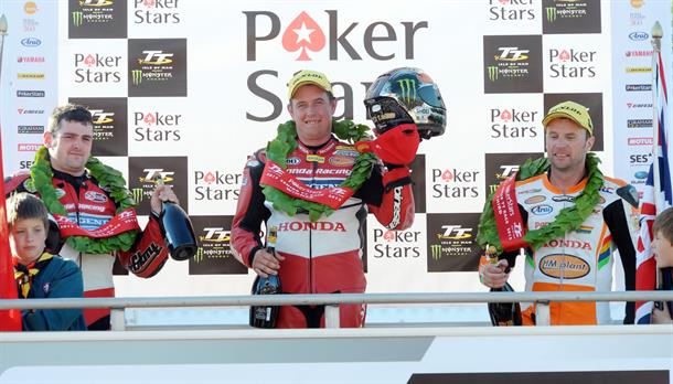 JOHN McGUINNESS TAKES 20TH ISLE OF MAN TT RACES VICTORY AFTER POKERSTARS SENIOR TT IS RESTARTED