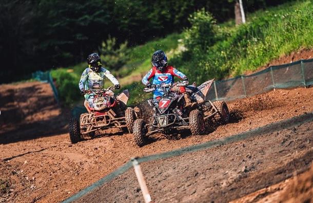 Walker on the box in the Czech Republic as Turrini takes the win!