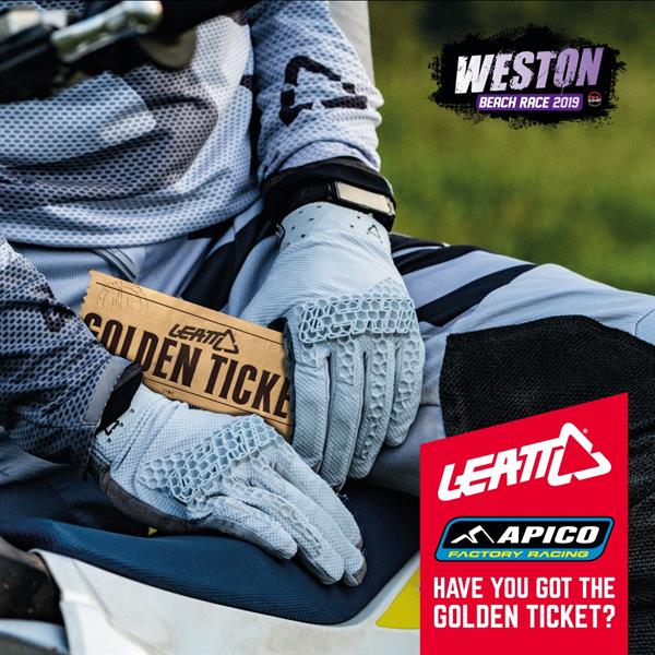 Will You Get the Golden Ticket? Special Prizes for Riders at Weston Beach Race
