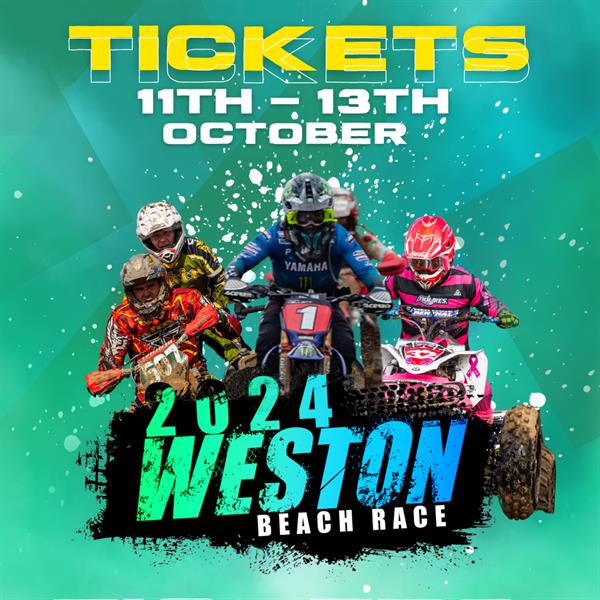Get Prepared: Weston Beach Race Tickets available from 1st December!