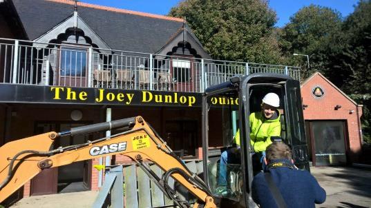 World Superbike Champion Starts the Foundation Work at Joey Dunlop Foundation Holiday Complex