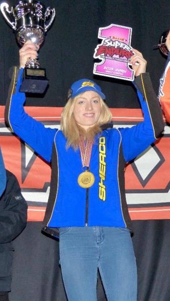 SHERCO MRS Rider Emma Bristow is Super Enduro Ladies Champion