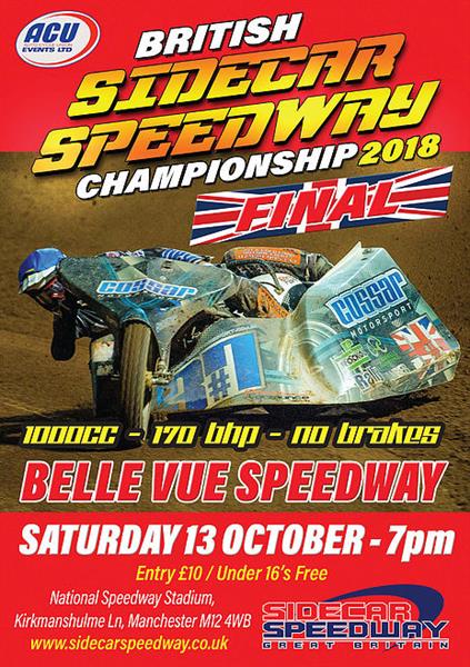 The Sidecars are Belle Vue Bound for the Finale