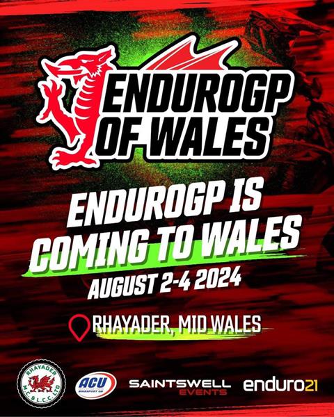 Enduro GP Wales 2-4th August 2024- General information