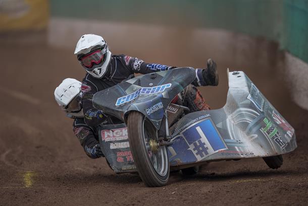 Great Action Continues at the ACU British Sidecar Speedway Championship