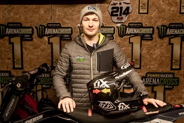 Fix Auto UK Sponsors Joe Clayton in Arenacross