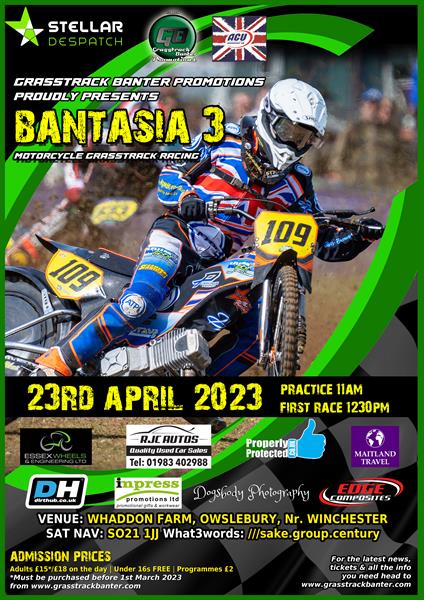 Grasstrack Banter Promotion proudly presents 'Bantasia 3'