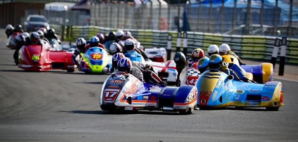 ACU / F.S.R.A. British F2 Sidecar Championship Report from Croft