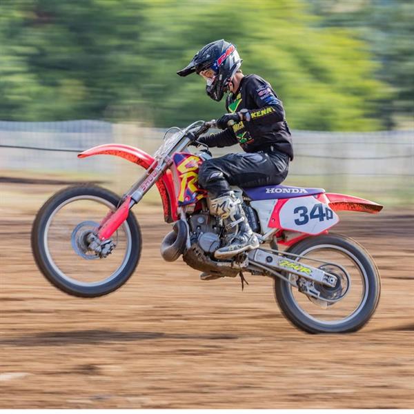 Guillaume Theillout Revs Up for VMXdN Foxhill 2024