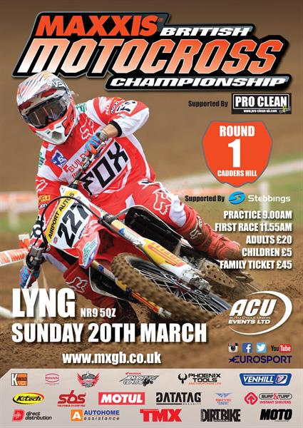 Round one of the Maxxis ready to let loose at Lyng!