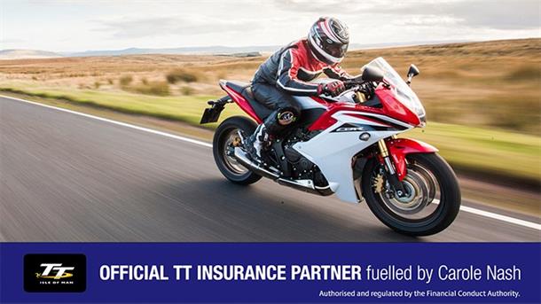 Carole Nash Appointed Official Insurance Sponsor of The Isle of Man TT Races