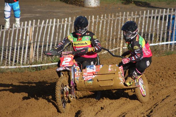 Moulds and Kirwin Claims Maxxis British Sidecar Cross Victory at Canada Heights