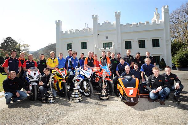 Everything ready for first session of the 2012 Isle of Man TT