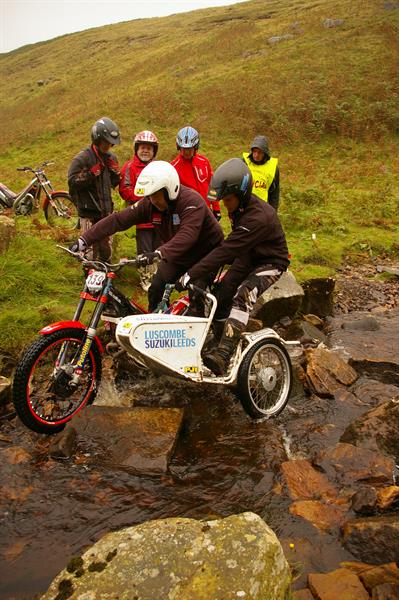 Yeadon-Guiseley M.C. Luscombe Suzuki Leeds Mel Harrison Trophy British Sidecar Trial- Sunday.