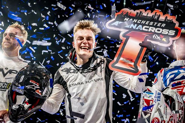 Jack Brunell Wins Arenacross in Manchester for Stark Future!!