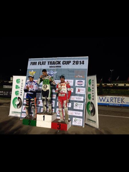 Collins Claims Third in the FIM Flat Track World Cup
