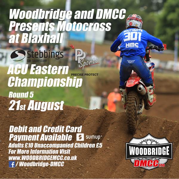 Stebbings / PP Sports ACU Eastern Motocross Championship Heads Back to Blaxhall Sunday 21st August
