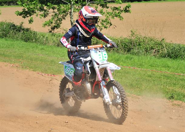 Sylvia Hockey Memorial Cup presented to ACU Eastern Centre Youth Enduro Champion Frankie Burns