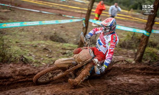 Wet and Tough Day for Team GB at the ISDE