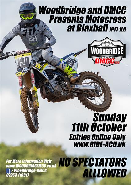 Blaxhall to host a Motocross Meeting on Sunday 11th October