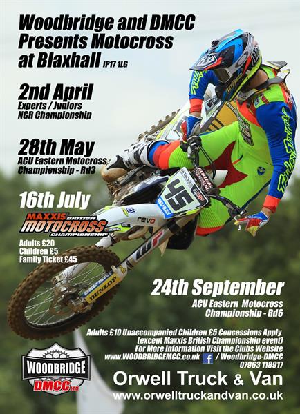 Action Packed Season of Motocross ahead at Blaxhall in 2017