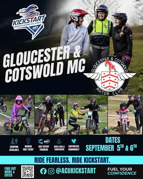 ACU Kickstart Women Trials Training – 5th & 6th September 2026