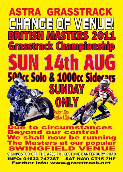 2011 Masters Grass Track Championship Moves to Swingfield