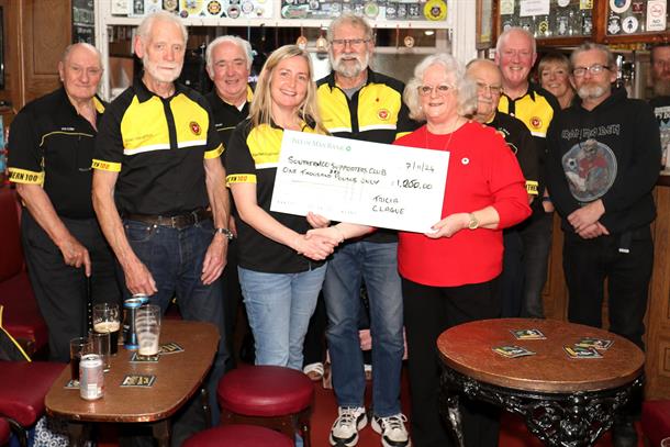 Double Cheque Presentation at Old Market Inn