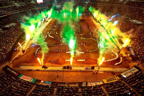 Watch the British GP track map for the first ever World Supercross Grand Prix