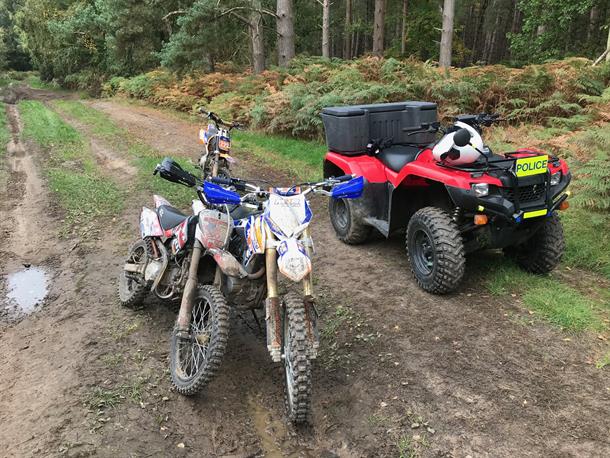 Thetford Forest – Stamping out Illegal Riding - £5K fine!