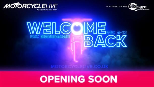 Welcome Back to Motorcycle Live - The doors OPEN in just over a month