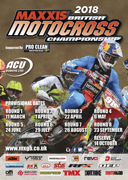 ACU Events Confirm Calendar for 2018 Maxxis ACU British Motocross Championship