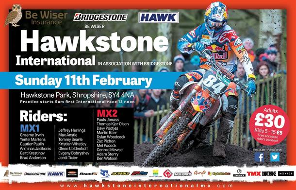 Be Wiser Hawkstone International in association with Bridgestone - 11th February