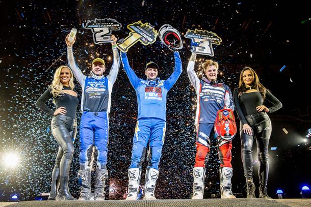 Searle Dominates Penultimate Round of Arenacross