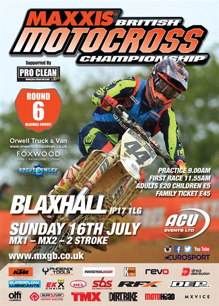 Blaxhall Prepares for Maxxis British Motocross Blast Off