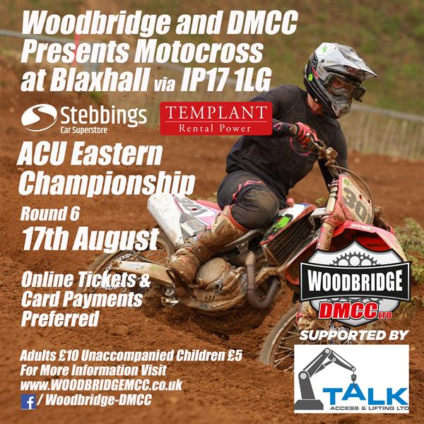 Eastern Motocross Championship Heads to Blaxhall for Round 6 – Sunday 17th August