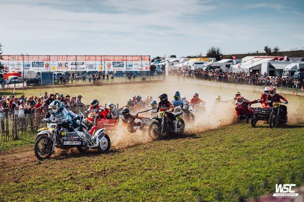 Wilkinson & Millard within striking range of World Sidecarcross Championship glory at German Finale