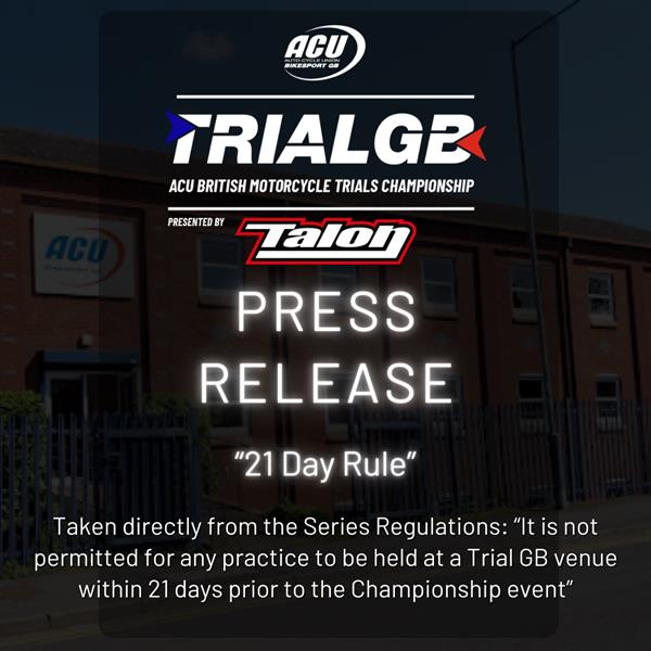 Trial GB Regulatory Reminder – 21 Day Site Rule
