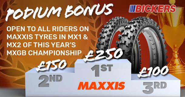 Podium Bonus for Maxxis Riders