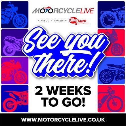 Just two weeks to go until Motorcycle Live opens its doors
