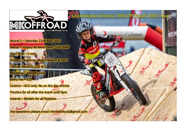 MK Off Road to run the first OSET cup in the West Midlands!