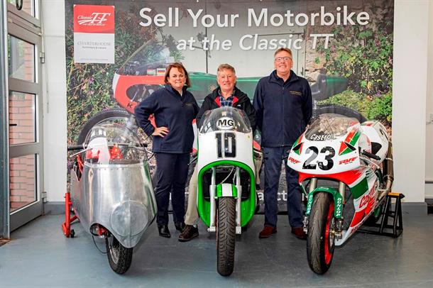 Charterhouse Auctioneers to Bring Historic Bike Auction to Classic TT