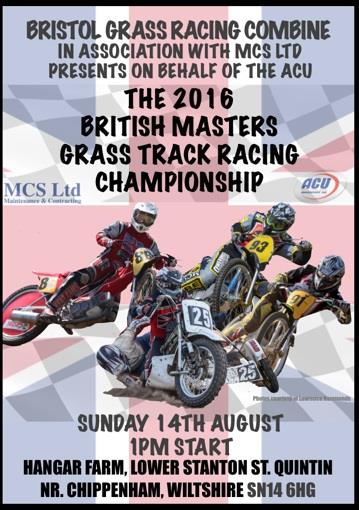ACU British Masters Grasstrack Championship this Weekend