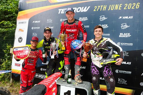 Neave on top at Teterow to claim debut FIM Flat Track World Championship win