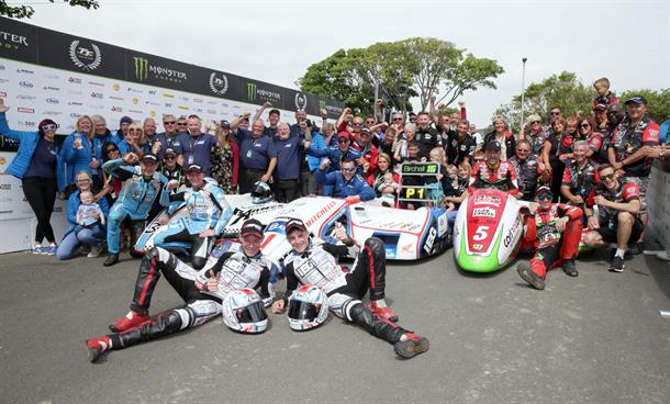 Birchalls Break Nineteen Minute Barrier in Thrilling Sidecar Race