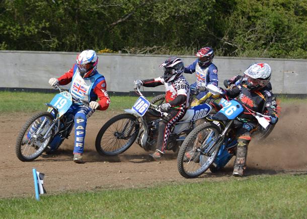 Great Racing at British Classic Upright Grasstrack Championships