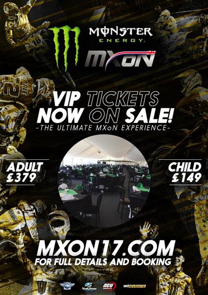 Grab your VIP Silver Packages and VIP Silver Camping tickets now for the MXON 2017!