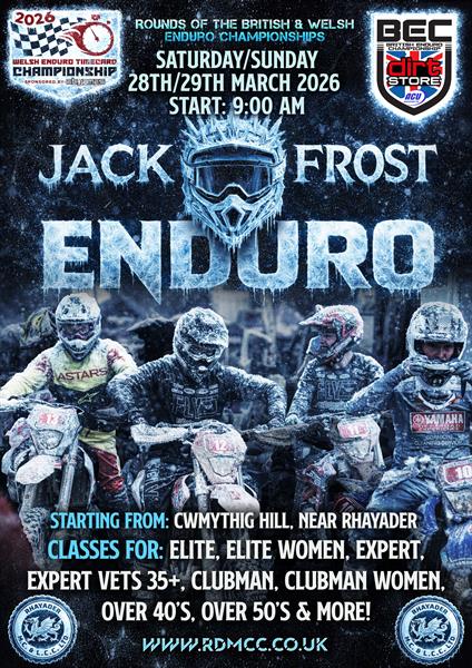 Jack Frost Enduro – Entries Opening Update
