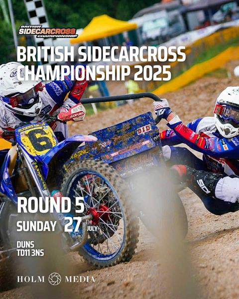 Round 5 of the ACU British Sidecarcross Championship Heads to Duns!