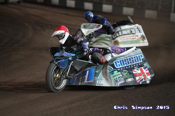 Cossar and Brown Claim Sidecar Speedway Shootout